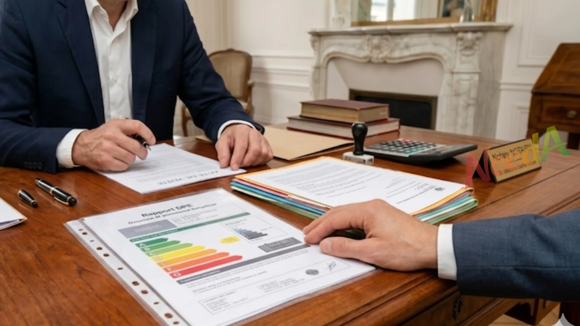 Rapport DPE chez le notaire lors d'un acte de vente